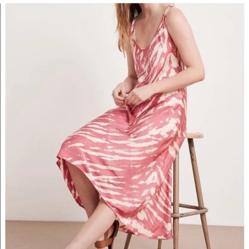 Velvet by Graham & Spencer – Billy Tie-Dye Satin Dress – Size S